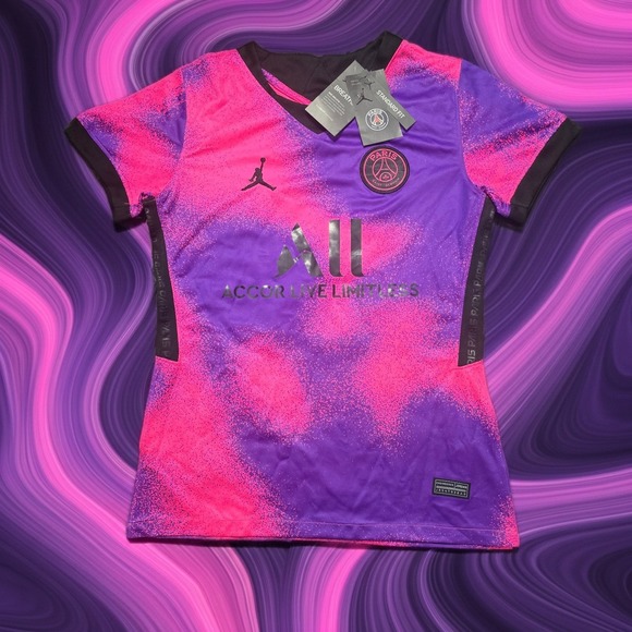 PSG Jordan Draxler‎ 23 2020/21 Fourth Vaporknit Jersey Mens Large NWT - Picture 8 of 16